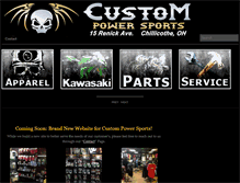 Tablet Screenshot of custompowersports.net